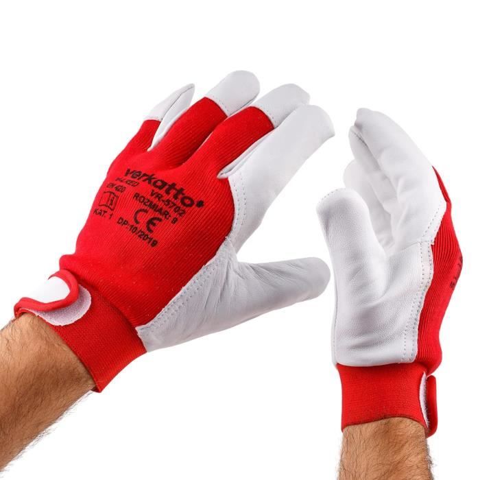 Gants Tout Cuir Croûte Velours Supérieur 1100 - Protection Des Mains