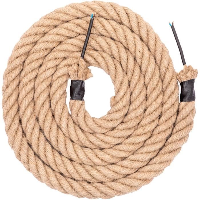 Seilwerk STANKE 20 m 14 mm corde en polypropylène corde damarrage gréement corde noir