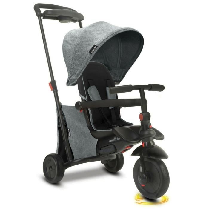 SmarTrike tricycle évolutif 7 en 1 smarTfold 500 gris pour bébé et