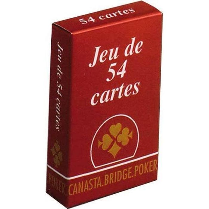 Jeu de 54 cartes gauloise en etui carton - dos …