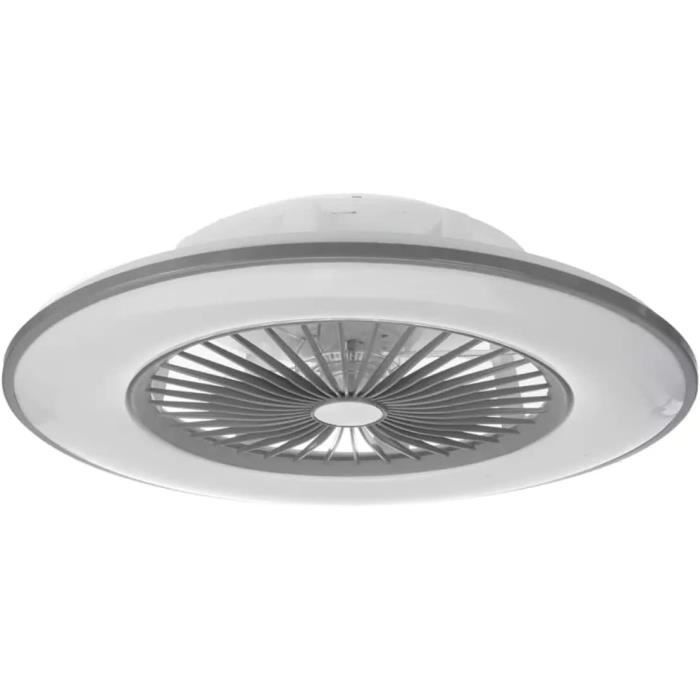 Ventilateur de plafond avec lumière LED, moteur DC réversible Ventilateur de plafond avec lumière LED, moteur DC réversible