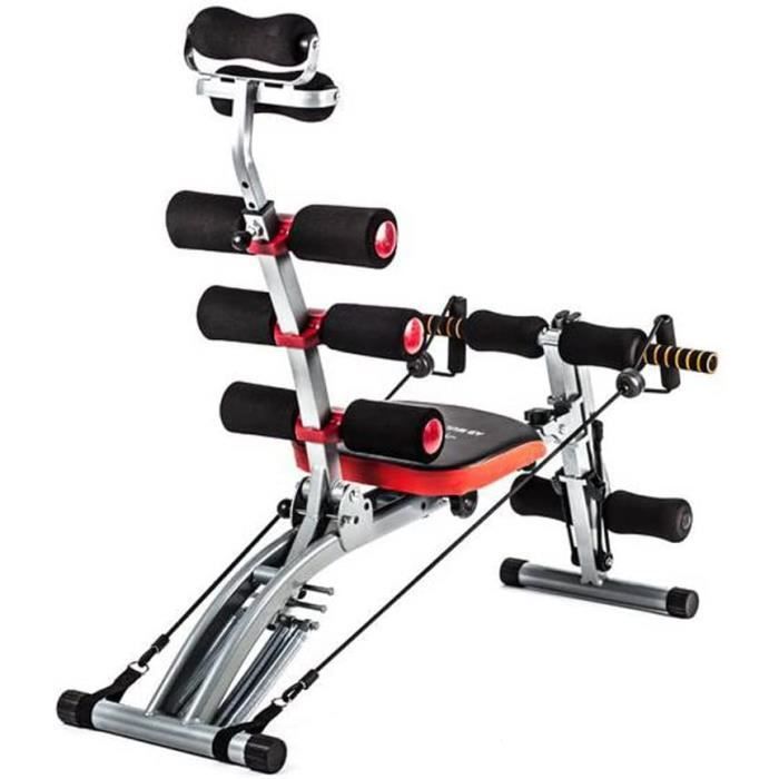 TechFit AB2000 Multi Total Crunch Trainer Machine Abdo 6 en 1