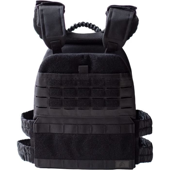 Tribe WOD Gilet lesté réglable pour homme et femme, gilet de musculation conçu pour l'endurance, la musculation, le crossfit, l'entraînement