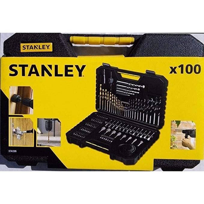 Coffret Forets et Embouts Stanley STA7205-XJ – 100 Pièces Bois Métal - vue 2