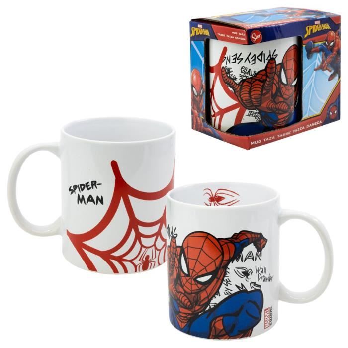Mug Céramique | Marvel Spider-Man | 325 ml | Enfants Tasse dans Boîte Cadeau