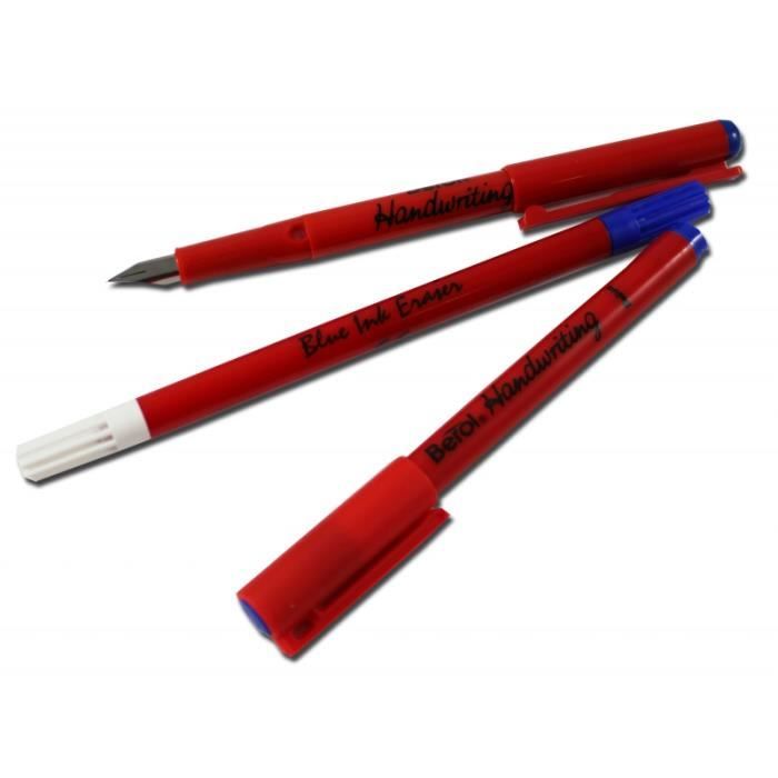 Kit écriture - 1 stylo plume + 1 effaceur/réécriveur + 1 feutre - Bérol -  Cdiscount Beaux-Arts et Loisirs créatifs