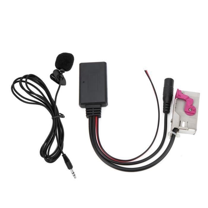 6Pin Bluetooth Audio Kabel Auto Stereo AUX-IN Adapter Met Microfoon Fit Voor Renault Clio Espace Megane