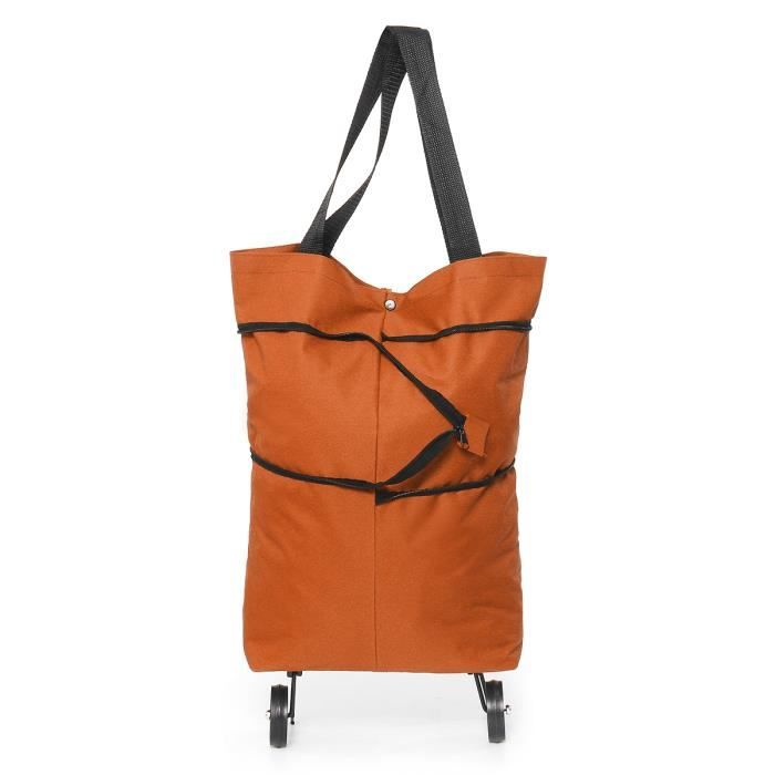 Sac De Courses Oxford Imperméable 56x32x20 Cm - Sac De Remplacement Pour Caddie, Pliable, 40L, Ataoyus - 7