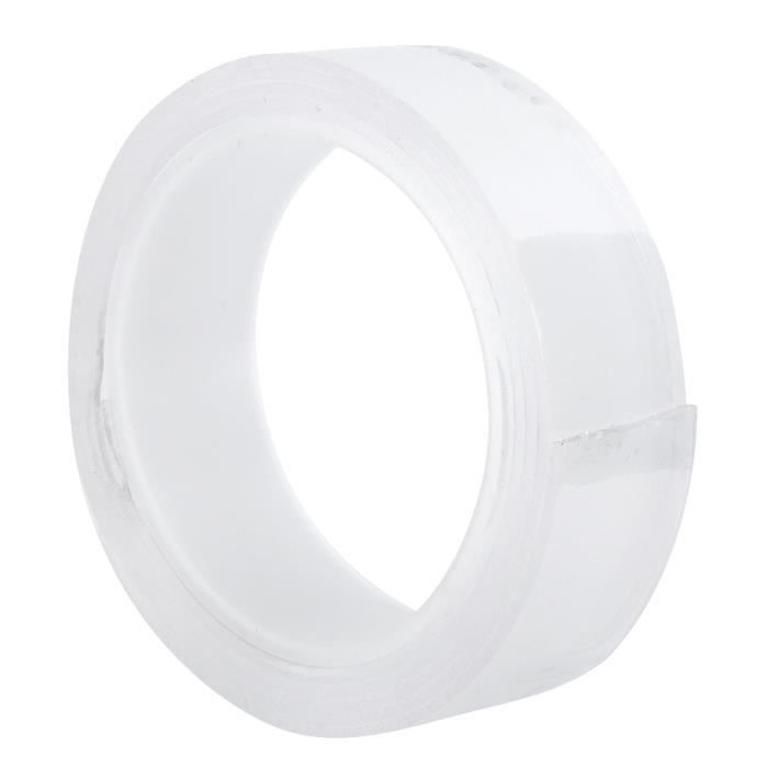 3M Ruban Adhésif Nano Transparent, Ruban Adhésif Amovible Double Fce