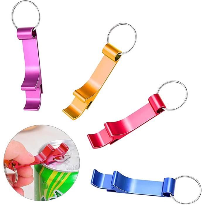 50pcs ouvre-bouteille porte-clés métal vin bière ouvre-bouteille outile