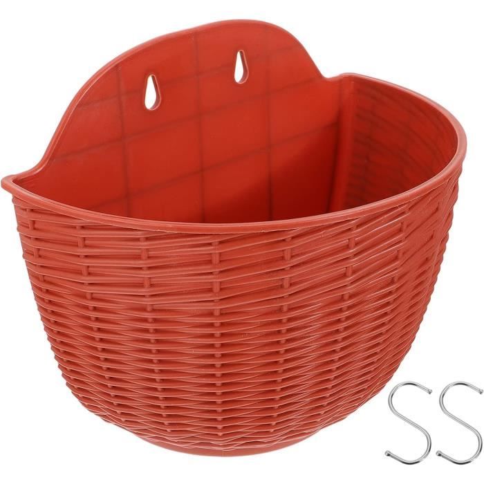 Crochets à Jardinière Réglables En Hauteur - Paire De Supports En Fer Pour Balcon, Terrasse - Noir