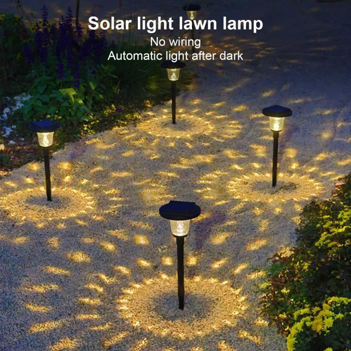 2x Pièces - Éclairage de jardin à l' Énergie solaire - Torche Solar avec  capteur 