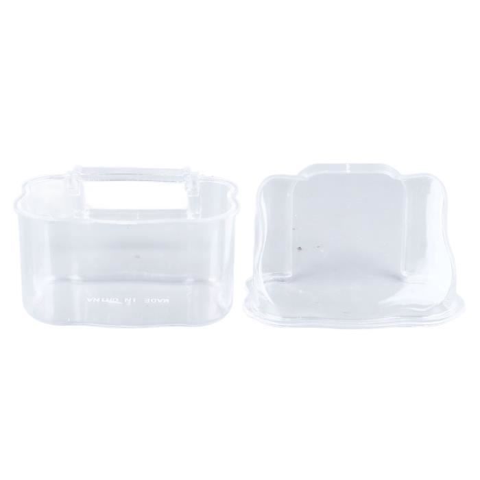 Bain Et Mangeoire Suspendu Pour Oiseaux – 17x17x18 Cm – Pour Perruches, Inséparables, Pinsons – Facile à Nettoyer - 8