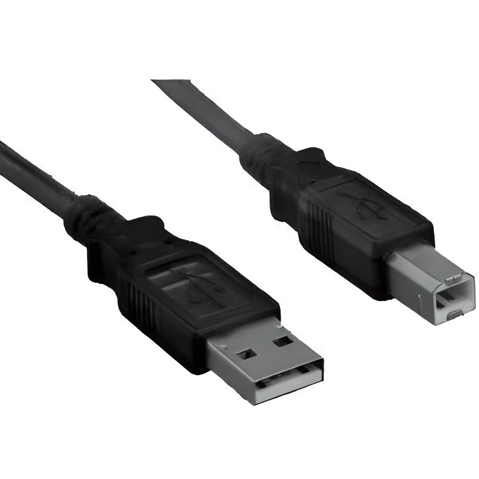 VSHOP® Câble d'Imprimante USB A-B - Brother Printer Cable - pour tous  Brother Imprimantes 1.8 métres - Cdiscount Informatique