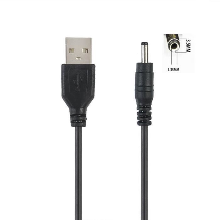 CABLE TELEPHONE,DC3.5 3.5mmx1.35--Câble'alimentation USB A mâle pour  chargeur 5V cc, 1 pièce, 2.1-2.5*0.7-4.0*1.7-3.5*1.35, 5.5mm - Cdiscount  Téléphonie