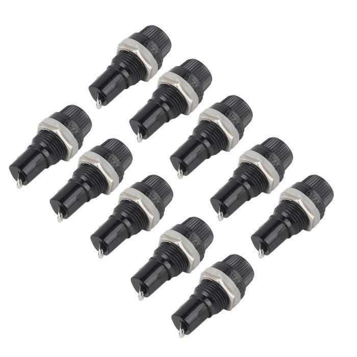 10 Supports Fusible PCB 5x20mm – Double Bornes, 250V 6A, Montage Panneau, Pour Circuits électroniques - 7