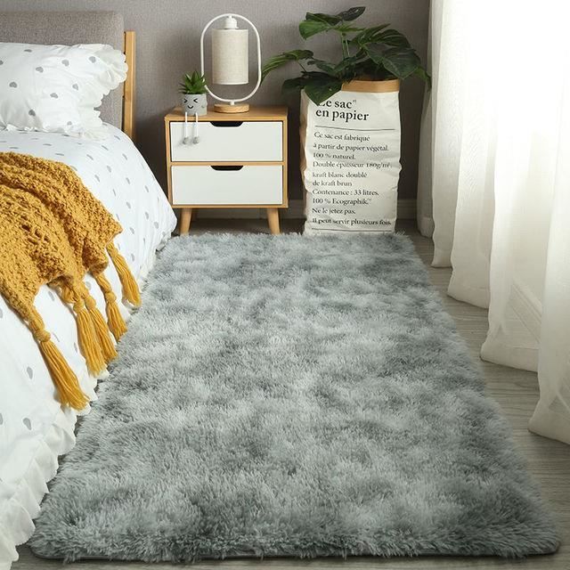 Tapis Salon Doux Et Moelleux 8mm - Décoration Moderne Et Confortable - Lavable Et Antidérapant