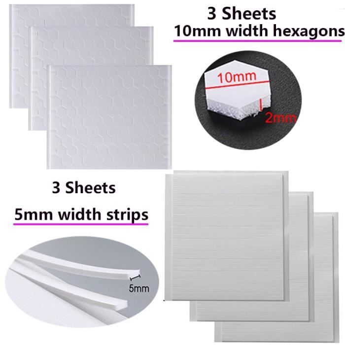 Grip En Mousse Pour Fingerboard - Lot De 10 Bandes Antidérapantes 33x98 Mm, Adhésif Double Face - Pour Entraînement Et Compétition