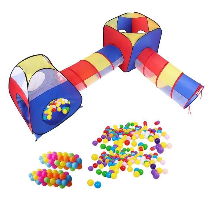 Tente De Jeu D Enfant Tunnel Activite Tente A Balles Tunnel 100 Balles Xy Fr Cdiscount Jeux Jouets
