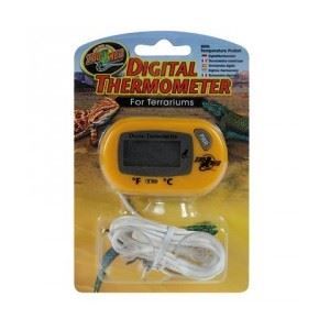 Comparer les prix de Thermomètre digital pour terrarium - ZOOMED - Avec sonde de température - Pour caméléon