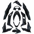 Carrosserie-carenage maxiscooter adaptable honda 125 pcx 2014+2016 noir brillant (kit 11 pieces)-1