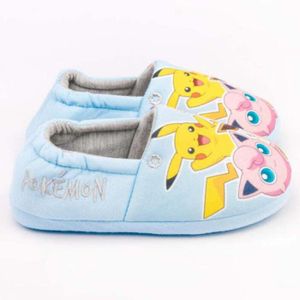 Chaussons Chauds Pokémon Pikachu Officiels – Enfant Garçon Fille, Douillets & Antidérapants Taille 26-34 (3-8 Ans)