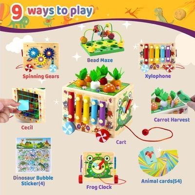 LEADSTAR Jouet Bebe 6 Mois, Cube D'Activité Bébé Hochet Jouets Montessori Jeux Eveil Enfant Jouets D Activite Et De Developpement Cadeau Noel Et Anniversaire Pour Enfant Garcon Fille 0 3 6 9 12 Mois LEADSTAR Jouet Bebe 6 Mois, Cube D'Activité Bébé Hochet Jouets Montessori Jeux Eveil Enfant Jouets D Activite Et De Developpement Cadeau Noel Et Anniversaire Pour Enfant Garcon Fille 0 3 6 9 12 Mois