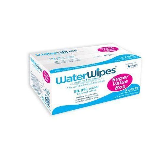 WaterWipes Lingettes Humides Bio, 540 pièces