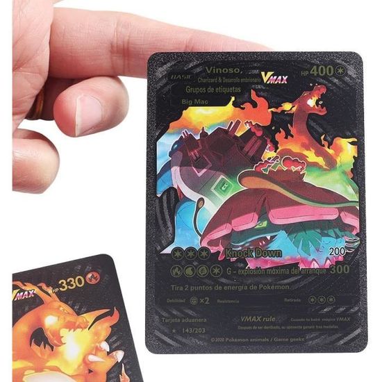 Carte Pokemon Française, 55 Cartes Plaquée Or Arc-en-Ciel, Vmax+V+GX+EX  Carte, Cartes à Jouer et à Collectionner - Cdiscount Bricolage