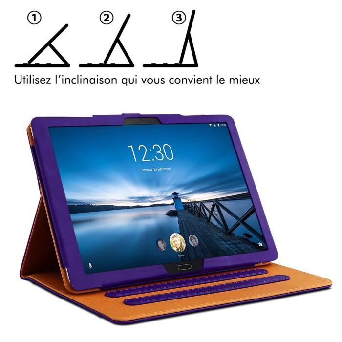 Étui Support Karylax Pour Tablette TCL Tab 10V - Violet - R01
