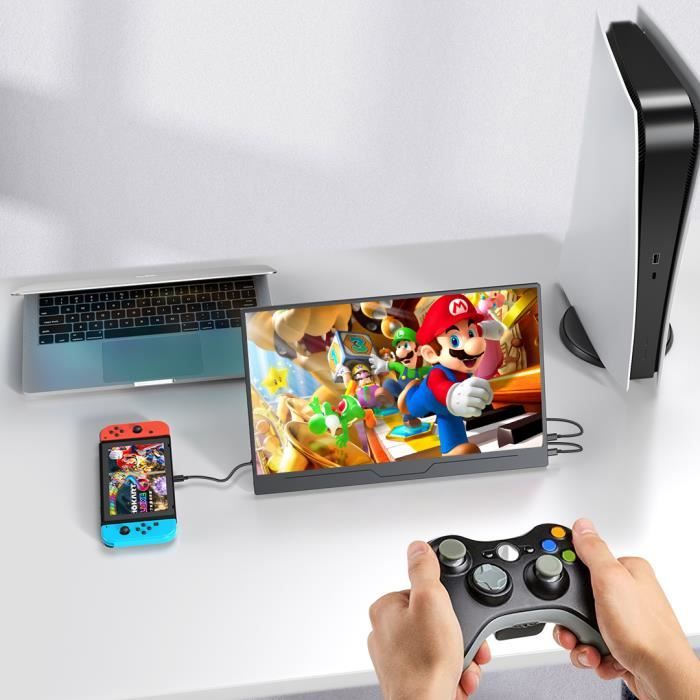 Ecran Portable 15 pouces Gaming FHD 1080P HDMI Pour PS5 PS4 Xbox Smartphone  UPerfect - Cdiscount Informatique