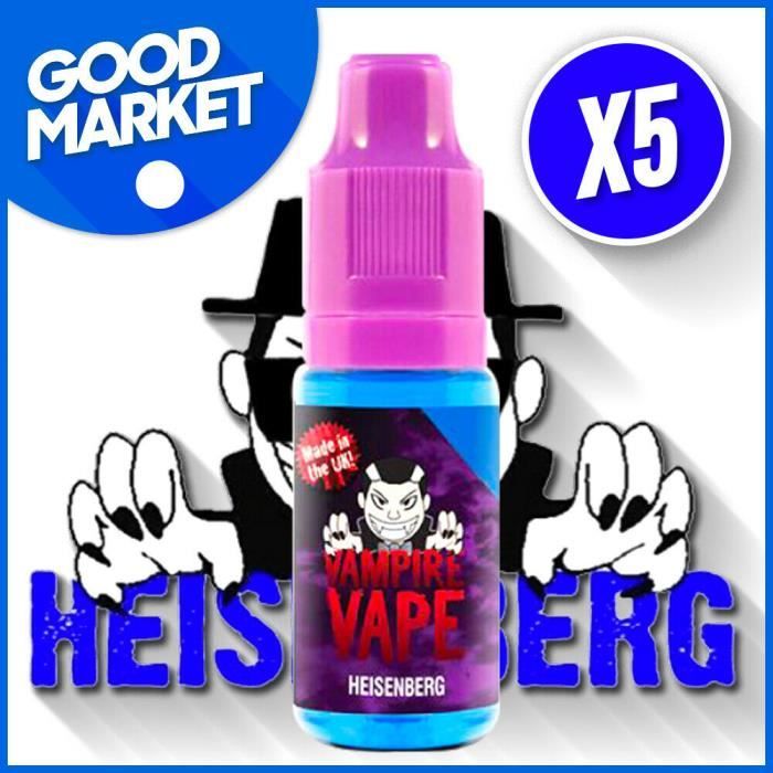 elfbar nachfüll pod läuft aus E-LIQUIDE HEISENBERG 10ml par VAMPIRE VAPE à partir de 3,90€ main image 0