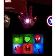 Color Iron Man Face Lampe 3D Marvel de la Série Vengers, Veilleur Créatif, Ironman Hulk Hammer Capitaine Amér-2
