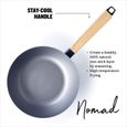BEKA Poêle wok Nomad en acier carbone - 24cm-2