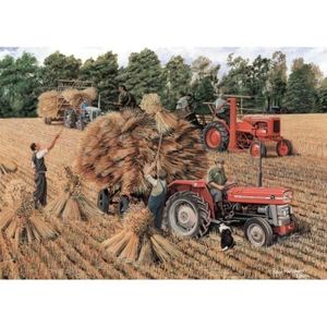 PUZZLE JUMBO 611124 -Puzzle 2 x 500 Pièces - HARVESTING -
