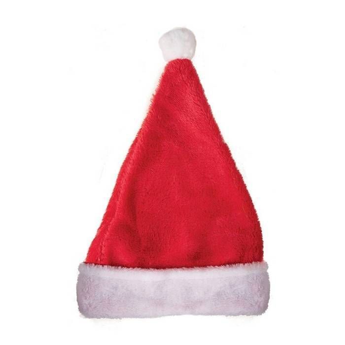 P'TIT CLOWN - Bonnet de Noël - Chapeau du Pere Noel - Christmas Hat - Adulte - Pour Compléter Costume Santa Claus, Mere Noel, Déguisement Fête de Fin d' Année, Xmas - Feutrine