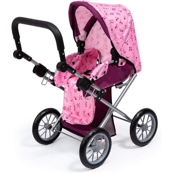 Poussette Pour Bébé, Poussette 3 en 1 Baby Prame Poussette pour Bebe  Chariot Bassinet Pousette Réversible Nouveau-né Landau Poupon avec  Moustiquaire