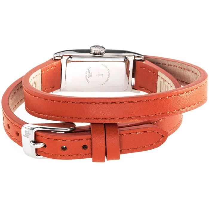 Montre lip top femme rectangulaire