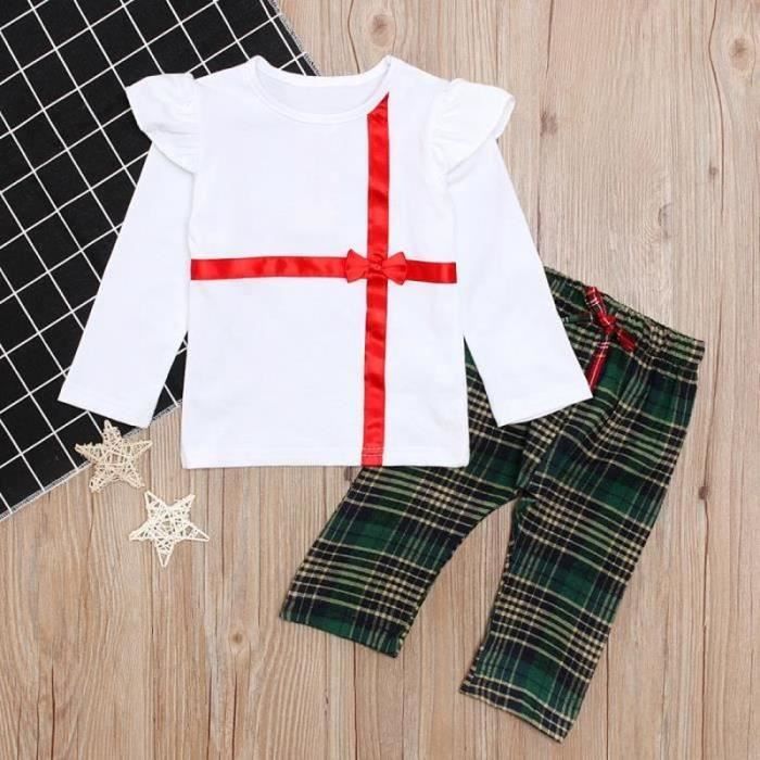 ENSEMBLE DE VETEMENTS BLANC 1 5 Ans Bebe Enfant Mixte Garcon Fille 2 PCS Ensemble de Vetement Cadeau T shirt Manches Longues Or Cdiscount Pret a Porter