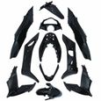 Carrosserie-carenage maxiscooter adaptable honda 125 pcx 2014+2016 noir brillant (kit 11 pieces)-3