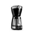 Machine à café filtre DeLonghi Autentica ICM 16731 - 10 tasses - Noir, Acier inoxydable-3