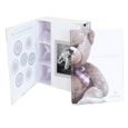 DOMIVA Livre naissance Little Bear - + Boîte à trésors - Blanc/Gris - 22,5 x 31 cm-3
