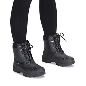botte pluie fourrée