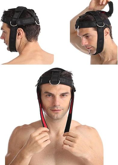 Harnais De Musculation Pour Le Cou - Sangle Lestée Réglable - Entraînement Force Nuque - Homme/Femme