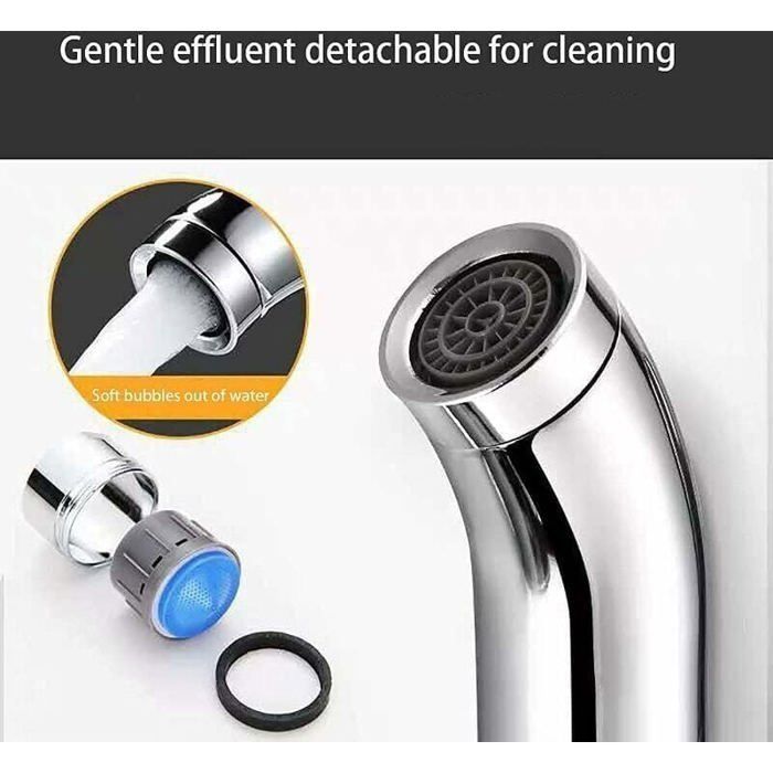Robinet Salle de Bain avec Douchette Extractible, Robinet pour Vasque