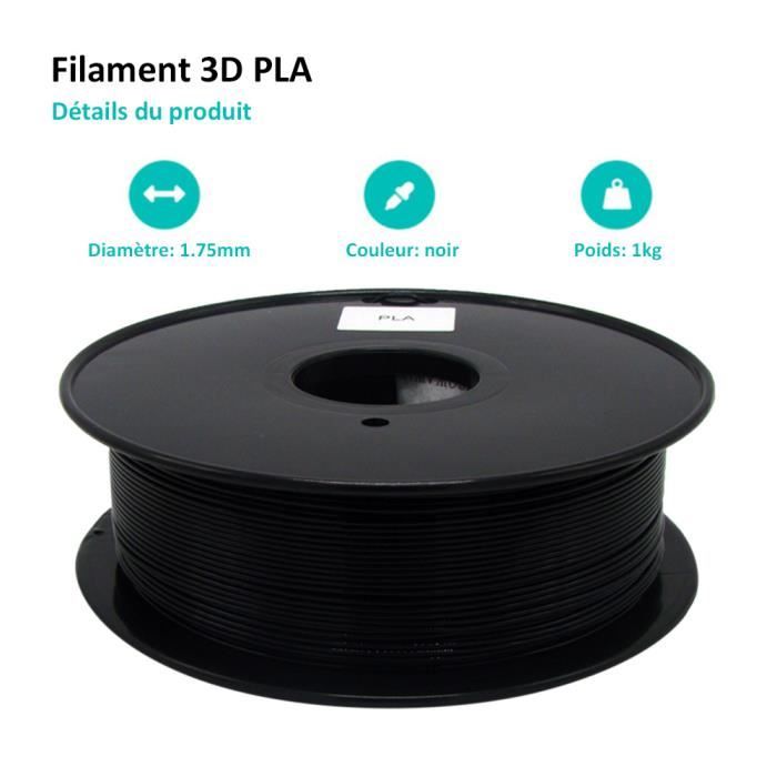 PLA+ haute vitesse ERYONE 1.75 mm 3D Filament d'impression 1kg Gris