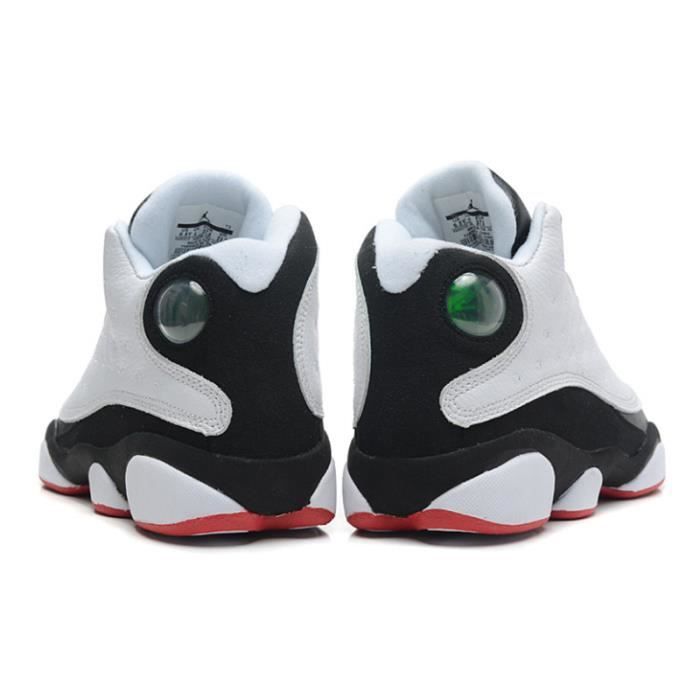 Nike Air Jordan 13 Run Retro High Running Femme Homme aj13 001 blanc Size 39 Blanc Cdiscount Chaussures