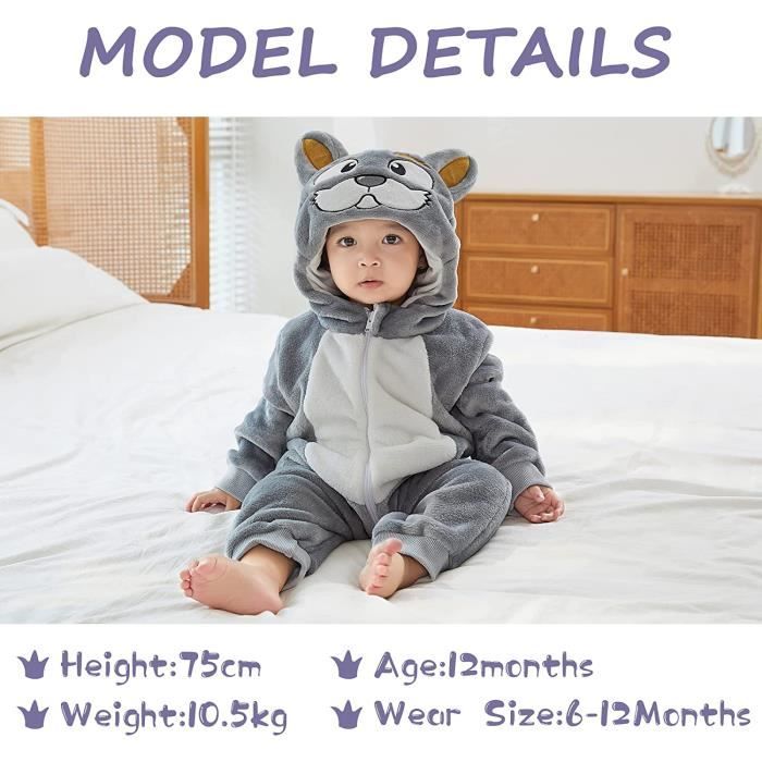 Combinaison D hiver Bebe Grenouillere Avec Capuche 3 36 Mois Chenu Chenu Cdiscount Pret a Porter