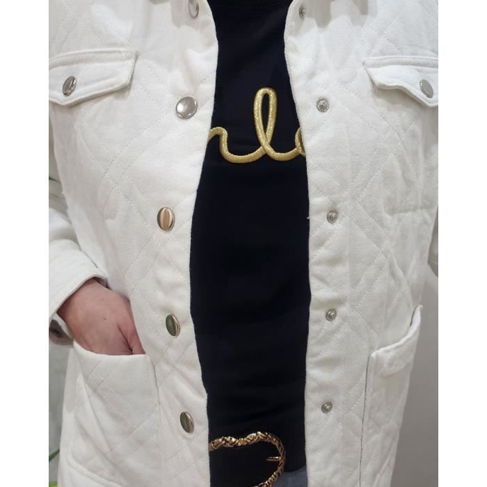 Veste matelassée best sale blanche femme