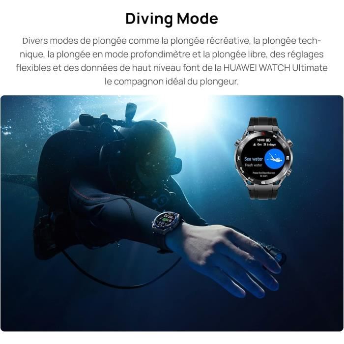 Montre connectée sales plongée sous marine